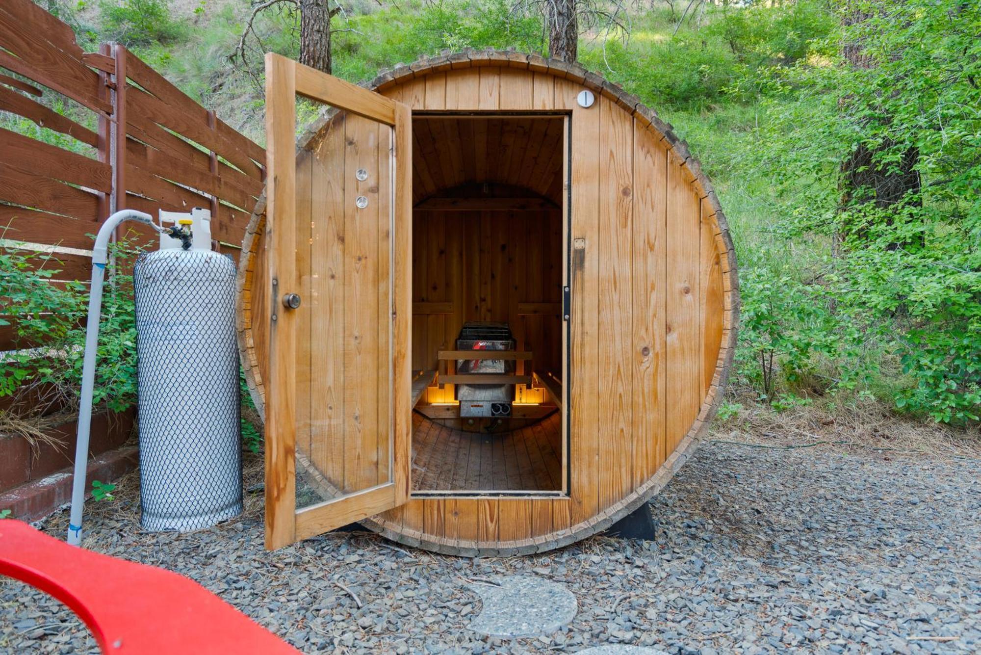 White Pass Log Cabin Luxury Retreat Rimrock ภายนอก รูปภาพ